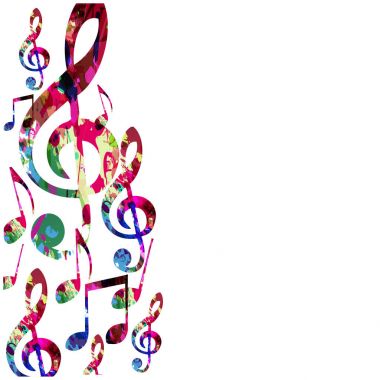 müzik Not arka planı