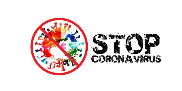 Covid Coronavirus Disease Poster — Stock Vector
