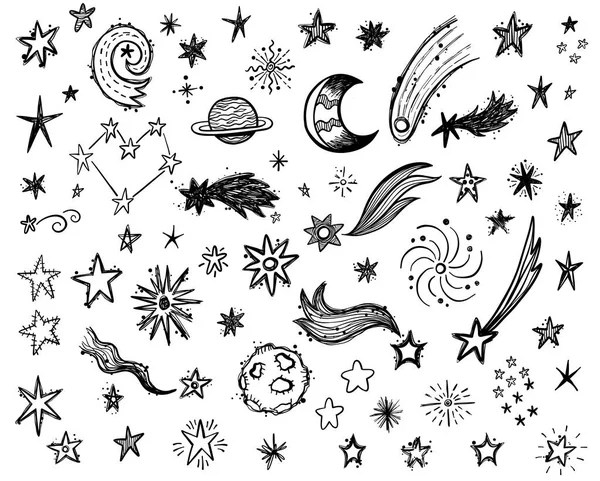 Sömlöst mönster med stjärnor — Stock vektor