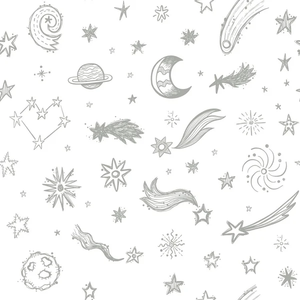 Seamless pattern with stars — Stock Vector