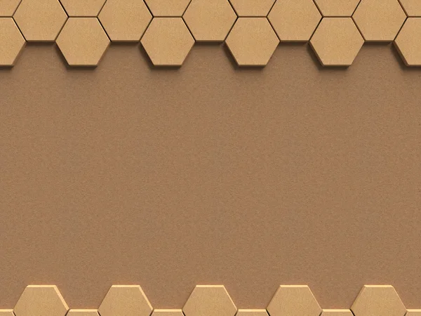 Modello esagonale di texture di carta con modello di sfondo per la presentazione — Foto Stock