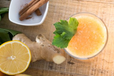 Zencefil ile taze limonata
