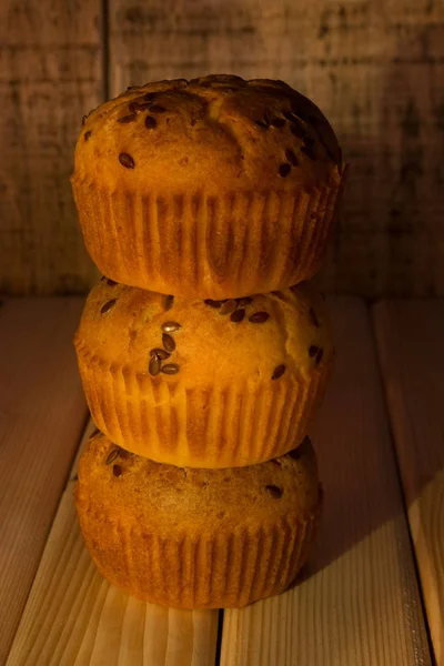 Muffins an Heiligabend — Stockfoto