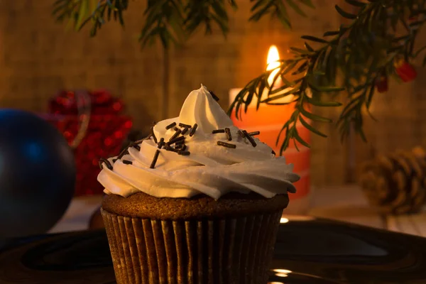 Muffin alla vigilia di Natale — Foto Stock