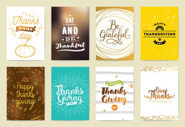 Şükran günü kartı