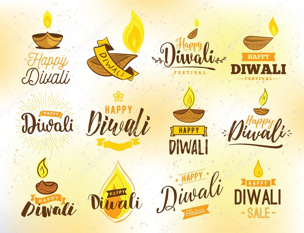 Happy Diwali typography