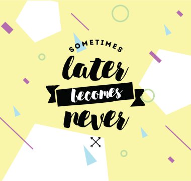 Tipografi afiş, davetiye, tebrik kartı veya t-shirt için.