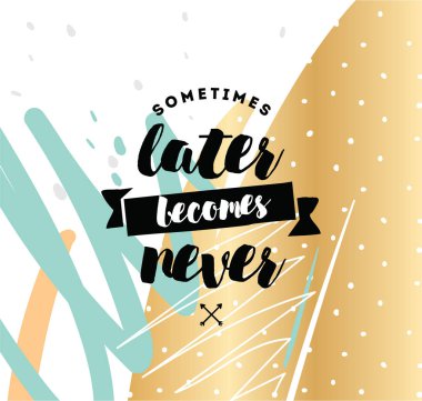 Tipografi afiş, davetiye, tebrik kartı veya t-shirt için.