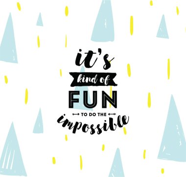 Tipografi afiş, davetiye, tebrik kartı veya t-shirt için.