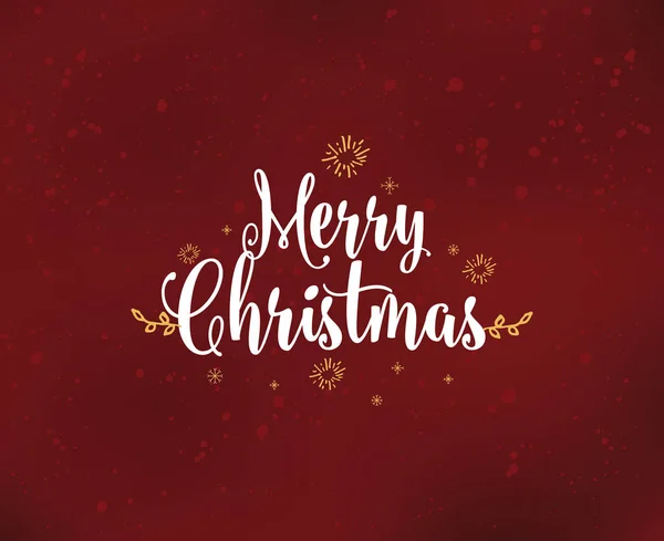 Neşeli Noel vektör tipografi, arka plan tasarımı