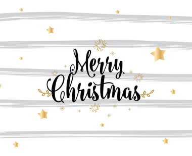 Neşeli Noel vektör tipografi, arka plan tasarımı