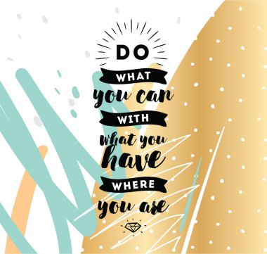 Tipografi afiş, davetiye, tebrik kartı veya t-shirt için.