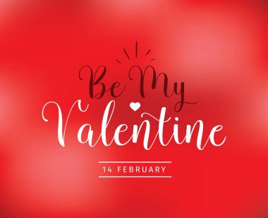 Mutlu Sevgililer günü tipografi. Vektör tasarımı.