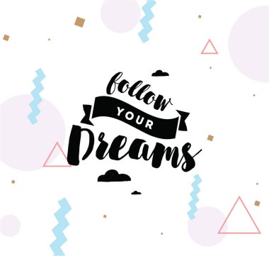 Tipografi afiş, davetiye, tebrik kartı veya t-shirt için.