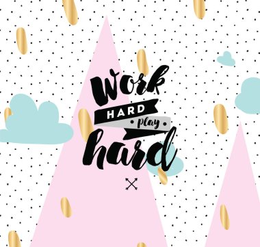 Tipografi afiş, davetiye, tebrik kartı veya t-shirt için.