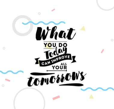 Tipografi afiş, davetiye, tebrik kartı veya t-shirt için.