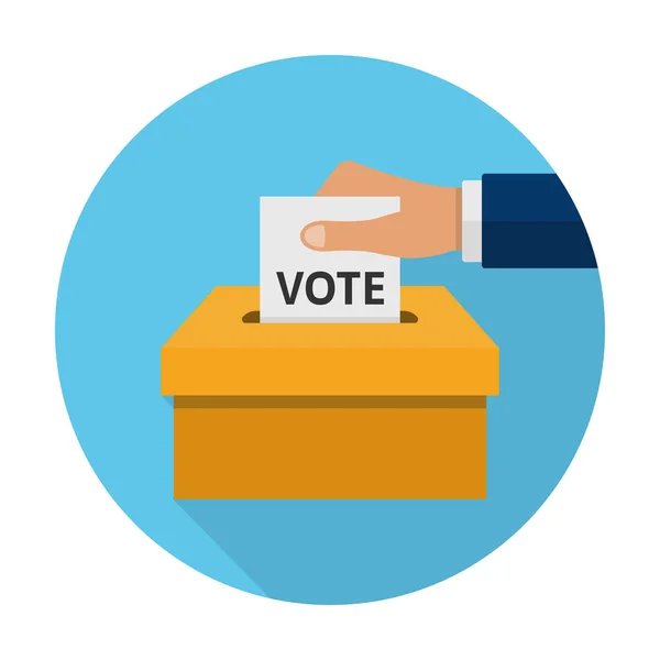 Flat voting icon — Stock Vector