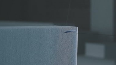Köpük plastik hacimsel sahne oluşturulması. Dekor plastik köpük