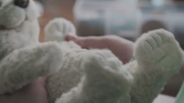 20. yüzyılın oyuncak ayı vintage tarzı eski moda oyuncağı