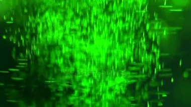 Kimyasal kaplarda reaktifler: kimyasal deneyler renkli.