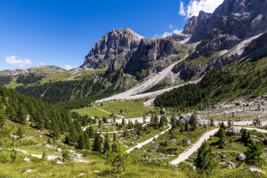 Pale di San Martino, Trentino İtalyan Dolomites görünümünü