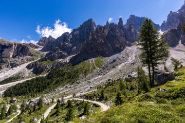 Pale di San Martino, Trentino İtalyan Dolomites görünümünü