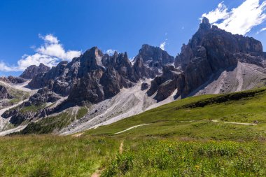 Pale di San Martino, Trentino İtalyan Dolomites görünümünü