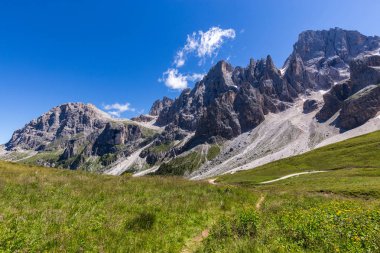 Pale di San Martino, Trentino İtalyan Dolomites görünümünü