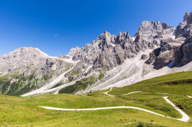 Pale di San Martino, Trentino İtalyan Dolomites görünümünü
