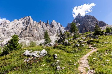 Pale di San Martino, Trentino İtalyan Dolomites görünümünü