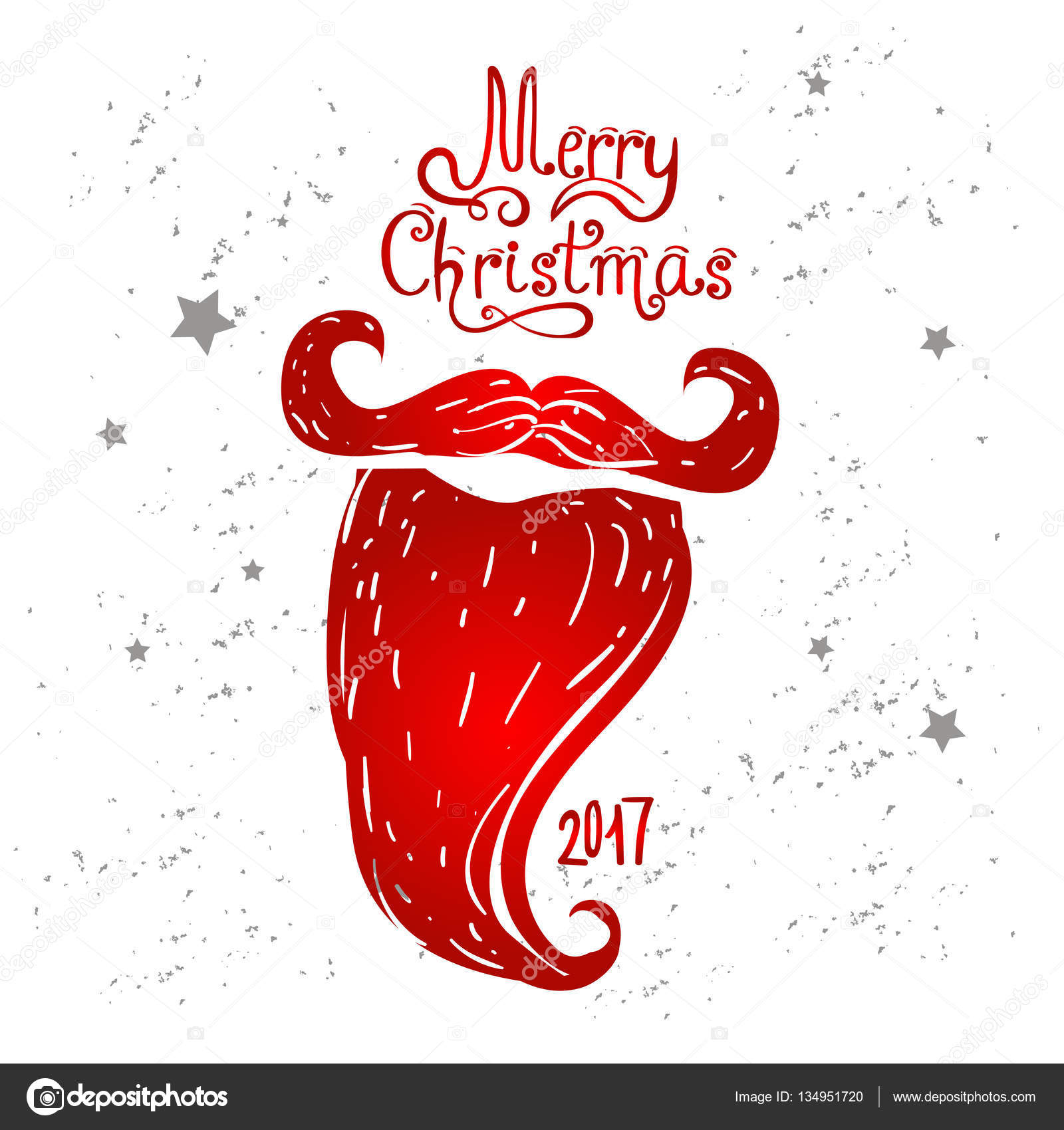 karta broda Karta wakacje ręką kaligraficzny rysunek tekst Wesołych Świąt i  karta broda