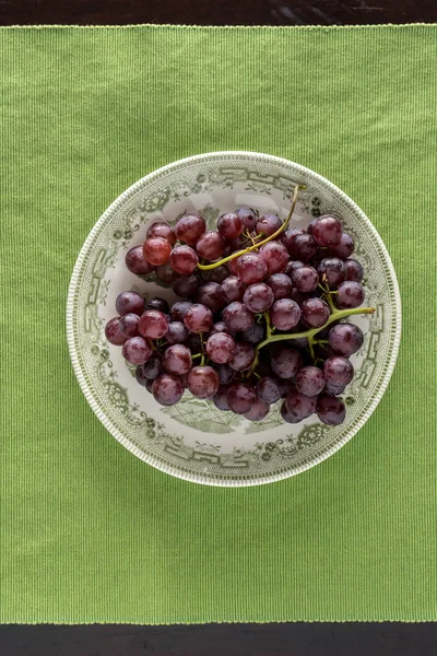 üzüm yemek Üstten Görünüm tablo