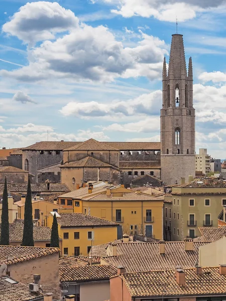 Basilica Sant Feliu, Girona, Spain — Stockfoto