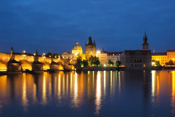 Night scene of the city Prague, Czech Republic