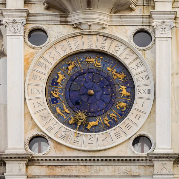 Astronomik saat kulesi, San Marco Meydanı, Venice, İtalya