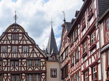 Ahşap evler, eski şehir, Bernkastel-Kues