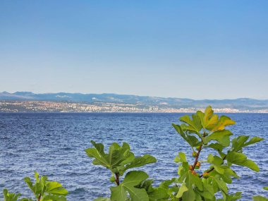 Kvarner Bay, Hırvatistan, Rijeka görünümünü
