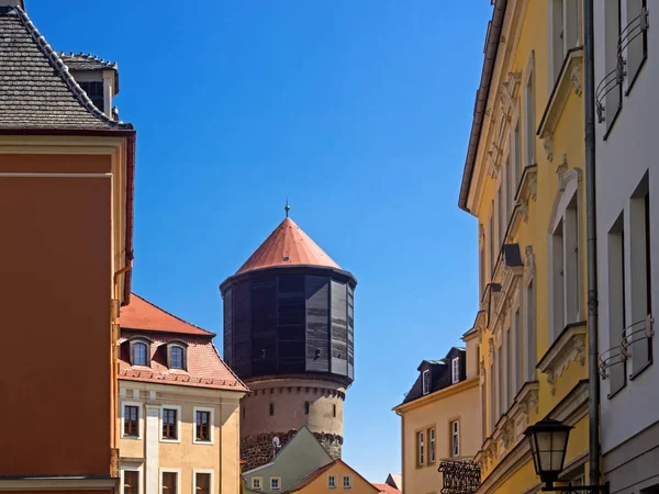Edificios Torre Agua Casco Antiguo Bautzen Sajonia Alemania — Foto de Stock