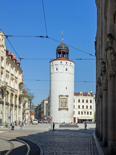 2018 Goerlitz Sajonia Alemania Ciudad Vieja Goerlitz Sajonia Alemania Con — Foto de Stock