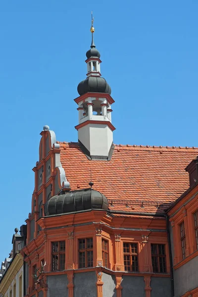 Casco Antiguo Ciudad Goerlitz Sajonia Alemania Con Edificio Histórico Schoenhof — Foto de Stock