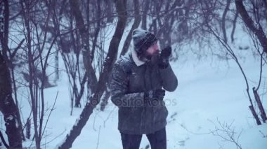 Sinyal arama taşınabilir radyo ser adamla