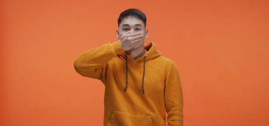 genç adam kapsayan ağız