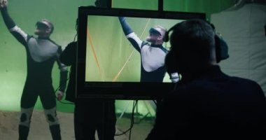 Actor forgetting lines during shooting of scene