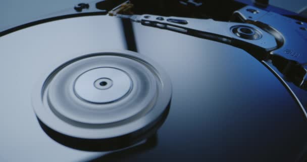 ハードディスクドライブの内部 — ストック動画