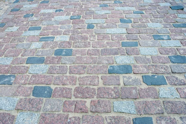 テクスチャとして古い正方形石の床 クローズ アップ — ストック写真