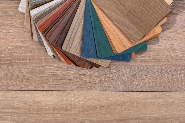 Färgpaletten För Möbler Skrivbord — Stockfoto
