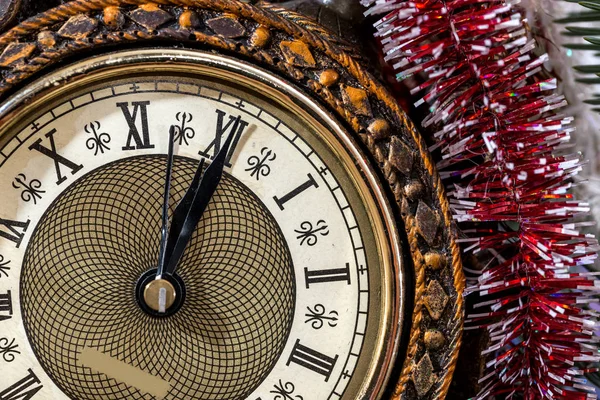 2017 Nuevo Reloj Del Año Antes Medianoche — Foto de Stock