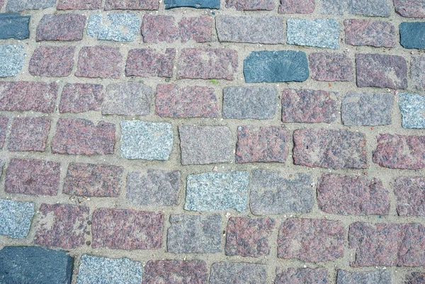 Šedý Kamenný Chodník Pohled Shora Detailní Záběr — Stock fotografie