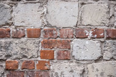 Kırık Beton vintage tuğla duvar