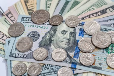 ABD dolar faturaları ve madeni paralar